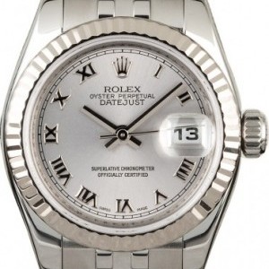 Rolex Used  Lady Datejust 179174 Rhodium Dial 179174 829976