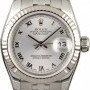 Rolex Used  Lady Datejust 179174 Rhodium Dial