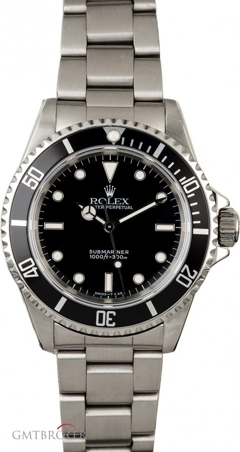 Rolex Used  No Date Submariner Ref 14060 14060 833477