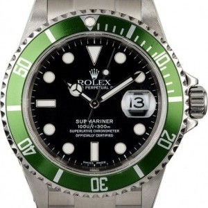 Rolex Used  Submariner 16610V Anniversary Bezel Kermit Kermit 834790
