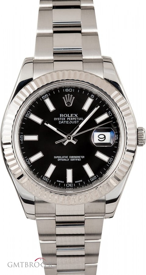 Rolex Datejust II 41 Black 116334 Oyster Oyster 745425