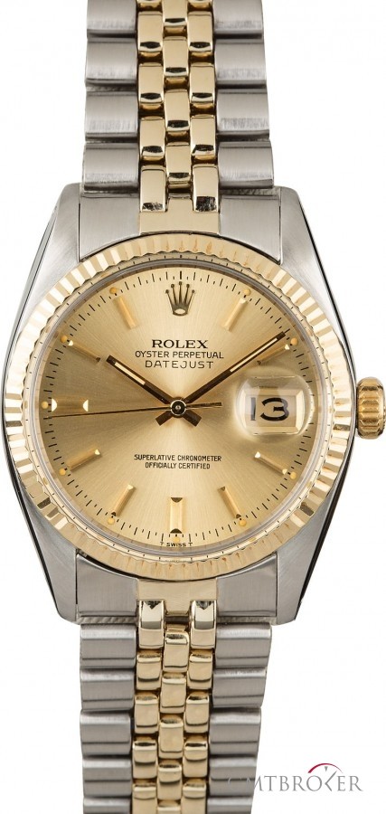 Rolex Datejust 16013 Two Tone American Oval Link 16013 839662
