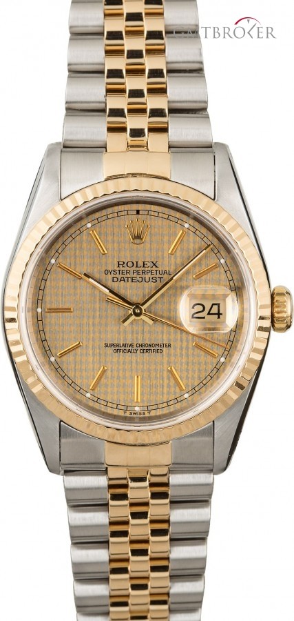 Rolex Datejust 16233 Houndstooth Dial Dial 836908