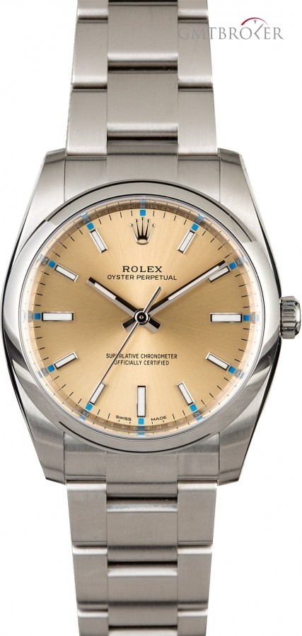 Rolex Oyster Perpetual 114200 Champagne Dial 114200 821636