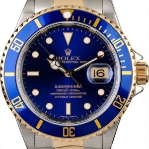 Rolex Pre-Owned  Submariner 16613 Blue Dial Dial 817283