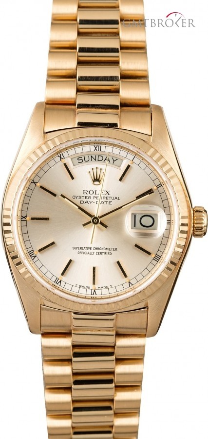Rolex Used  President 18038 Yellow Gold Day-Date 18038 821102