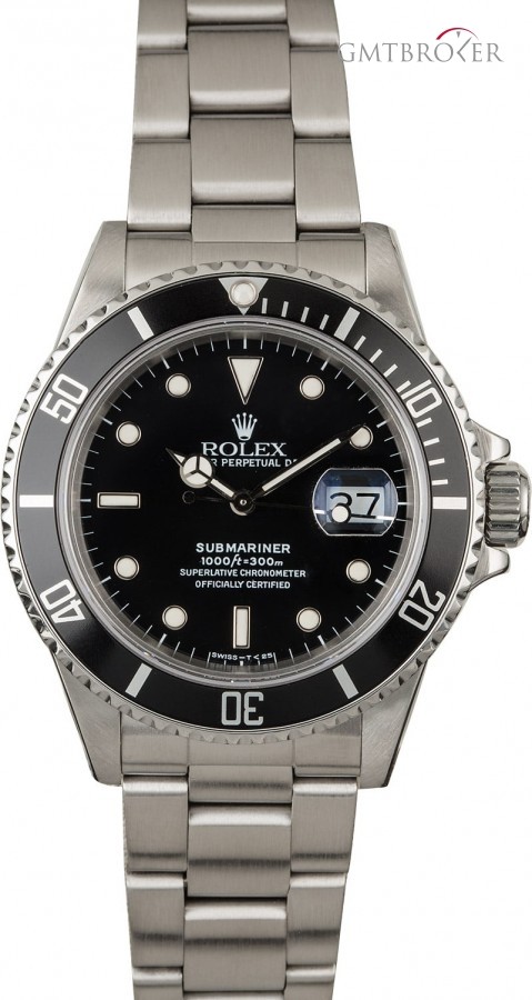 Rolex Used  Submariner 16800 Stainless Steel Black Dial Dial 851054