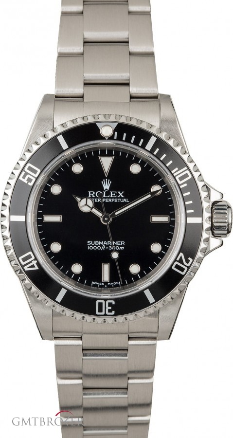 Rolex Submariner 14060 No Date Certified PreOwned PreOwned 839665