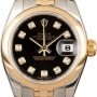 Rolex Datejust 179163 Black Diamond Dial