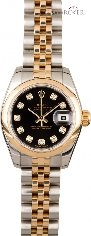 Rolex Datejust 179163 Black Diamond Dial 179163 850229