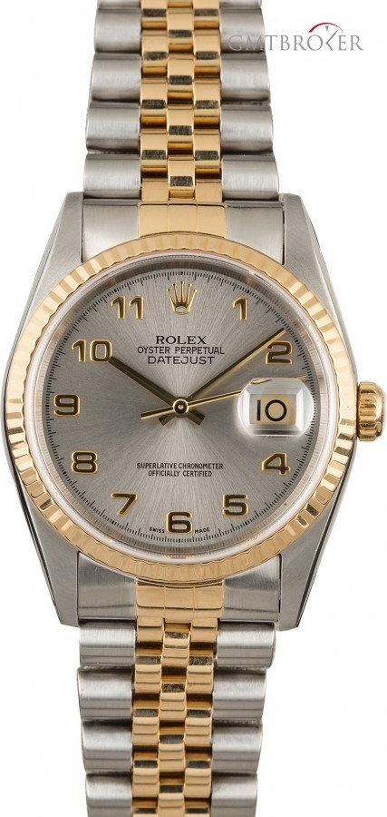 Rolex PreOwned Datejust 16233 Rhodium Arabic Dial 16233 848381