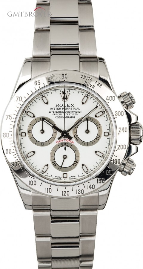 Rolex PreOwned  Daytona 116520 White Dial 116520 840088