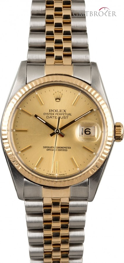 Rolex Datejust 16013 Two Tone Jubilee Watch 16013 834082
