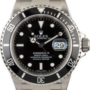 Rolex PreOwned  Submariner 16610 Serial Engraved Mens Wa Watch 845074