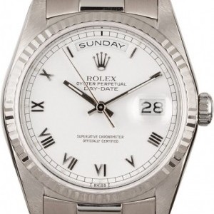 Rolex PreOwned  Day-Date 18239 White Gold President President 847637