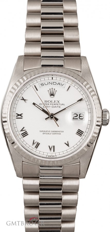 Rolex PreOwned  Day-Date 18239 White Gold President President 847637