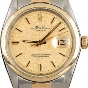 Rolex Datejust 1600 Linen Pie Pan Dial 1600 853019