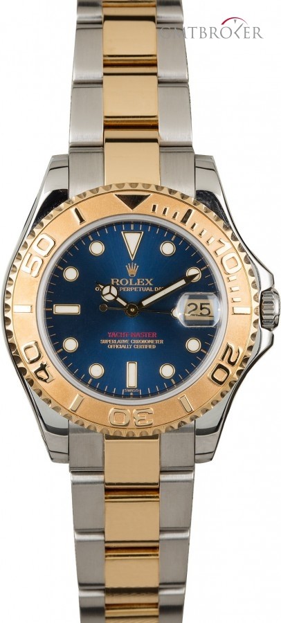 Rolex Used  Mid-Size Yacht Master 68623 Blue Dial 68623 841032