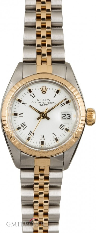 Rolex Used  Date 6917 White Roman Dial Dial 851369