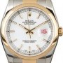 Rolex Datejust 116203 Two Tone with White Dial
