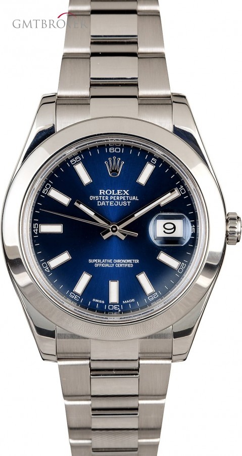 Rolex Datejust 116300 Blue Luminous Dial 116300 834154