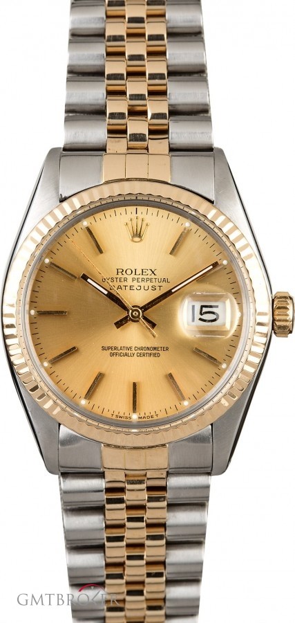 Rolex PreOwned  Datejust 16013 Two Tone Jubilee 16013 820538