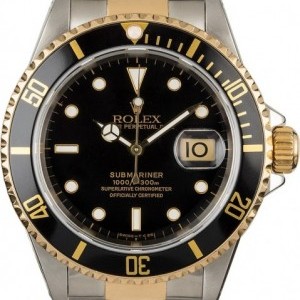 Rolex Used  Submariner 16613 Two Tone Diving Watch 16613 841062