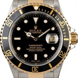 Rolex Used  Submariner 16613 Black Dial Dial 817322