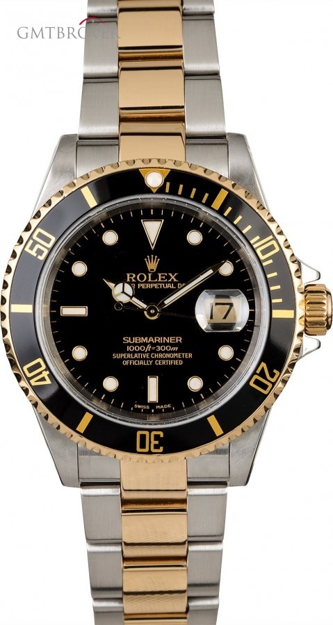 Rolex Used  Submariner 16613 Black Dial Dial 817322
