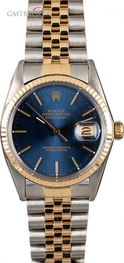 Rolex Used  Datejust 16013 Blue Dial 16013 820532