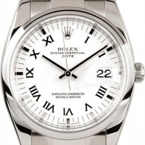 Rolex Date 115200 White Roman Dial Dial 834169
