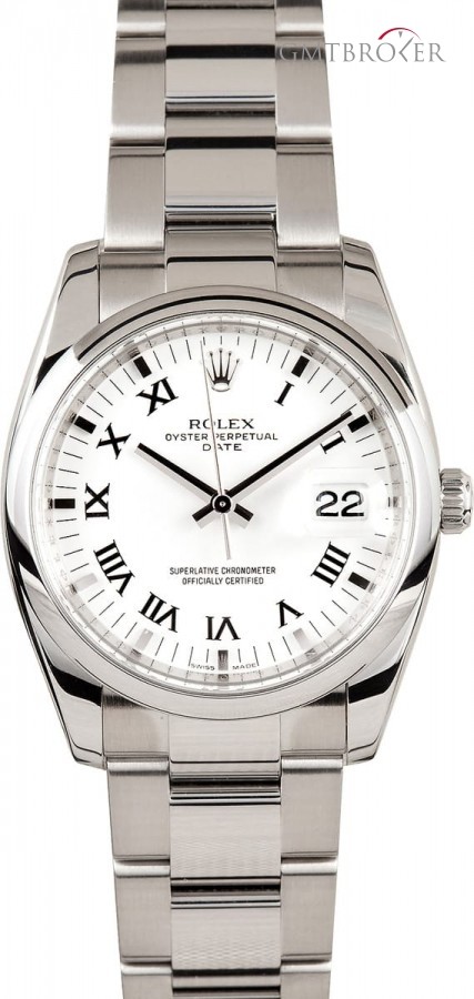 Rolex Date 115200 White Roman Dial Dial 834169