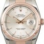 Rolex Datejust 116231 Silver Dial Two Tone Everose