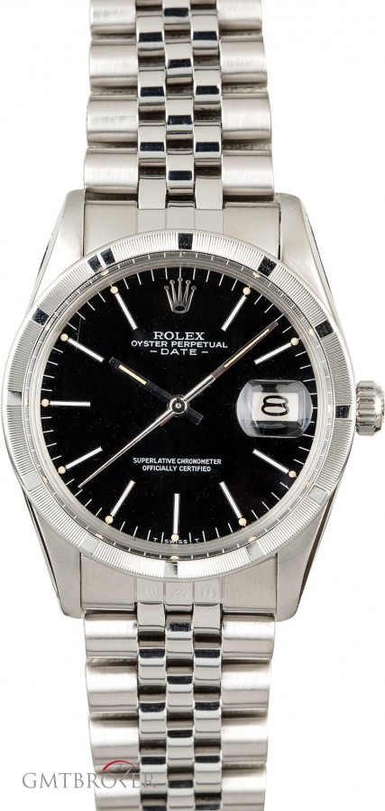Rolex Pre-Owned  Date 15010 Black Dial Dial 831062