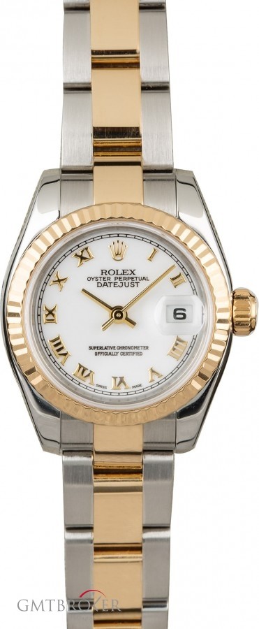 Rolex Used  Datejust 179173 White Roman Dial 179173 841047
