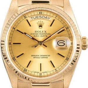 Rolex Day-Date 18038 Champagne Dial Dial 736209