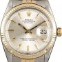 Rolex Used  Datejust 1601 Silver Pie Pan Dial
