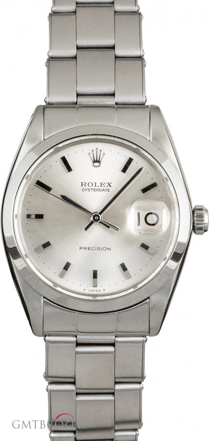 Rolex Used  OysterDate 6694 Silver Index Dial Dial 852920