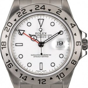 Rolex Mens  Explorer II 16570 Polar Dial Dial 758583