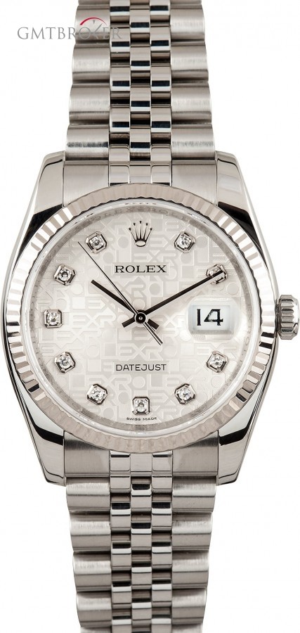 Rolex Datejust 116234 Silver Jubilee Diamond Dial 116234 817310