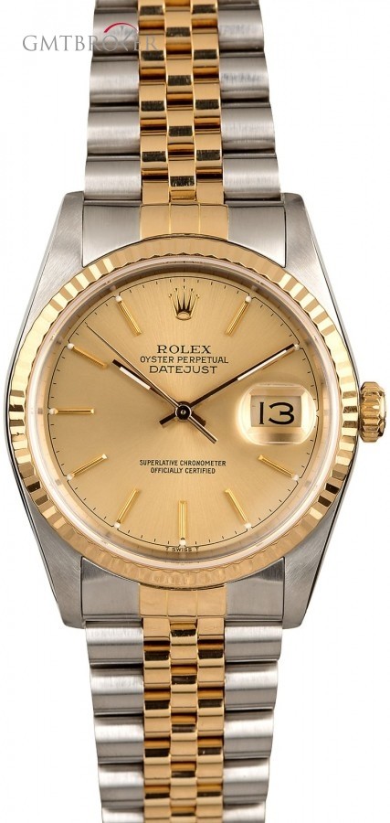 Rolex Two Tone  Datejust 16233 16233 777176