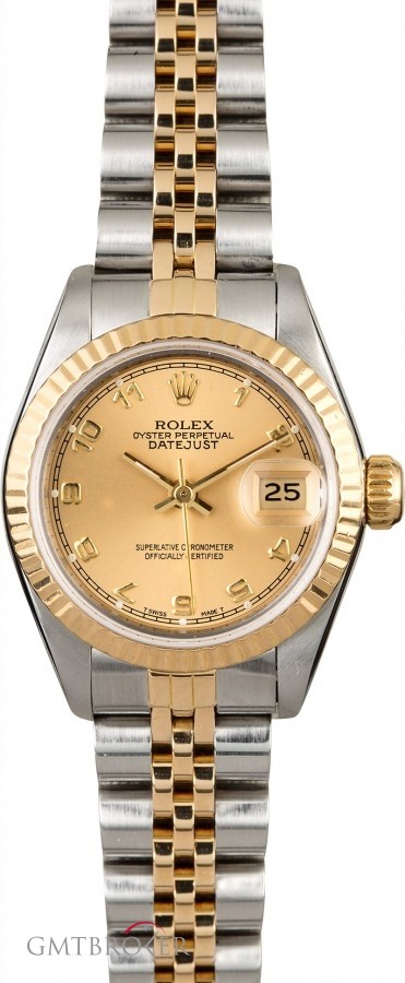 Rolex Datejust 69173 Champagne Arabic Dial Dial 818639