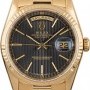Rolex Day-Date President 18238 Black Tapestry Dial