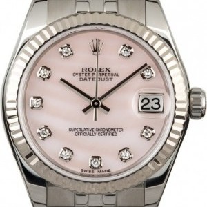 Cartier Datejust 178274 Pink Mother of Pearl with Diamonds Diamonds 833447
