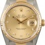 Rolex Used Mens  Datejust 16233 Diamond Markers