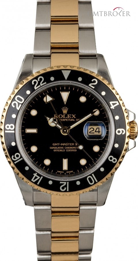 Rolex GMT-Master II Ref 16713 Two Tone Oyster Bracelet 16713 834619