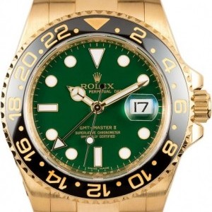 Rolex PreOwned  GMT-Master II Ref 116718 Green Dial Dial 834793