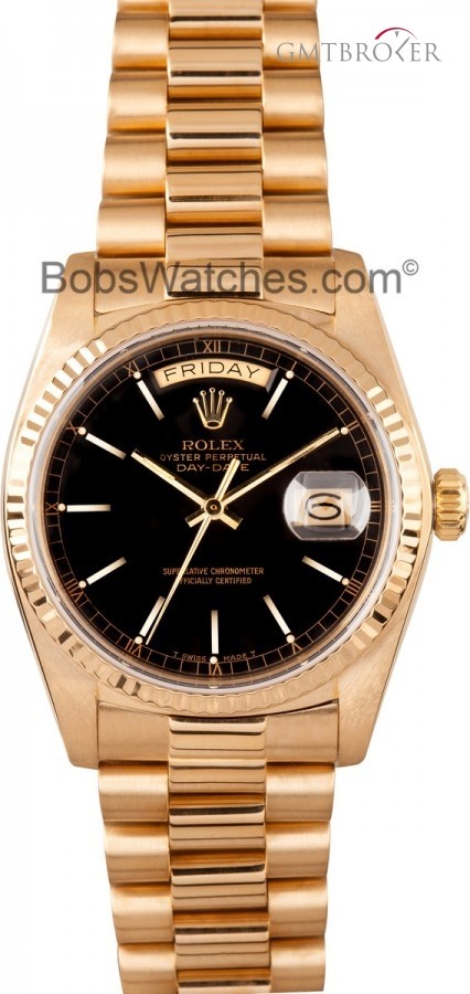 Rolex Used Mens  President Gold Day-Date Model 18038 18038 335801
