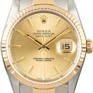 Rolex Datejust 16233 Two Tone PreOwned Watch Watch 829394