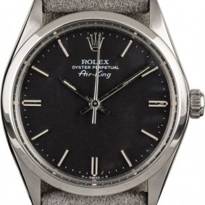 Rolex Air-King 5500 Black Index Dial Dial 777197